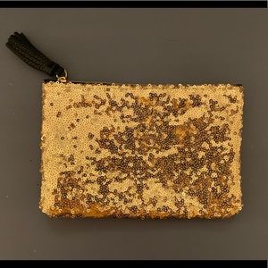 Sequin Zip Pouch
